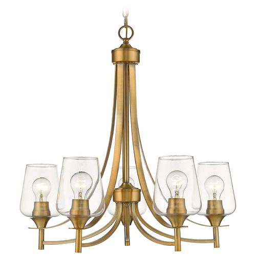 Z-Lite Joliet Olde Brass Chandelier by Z-Lite 473-5OBR