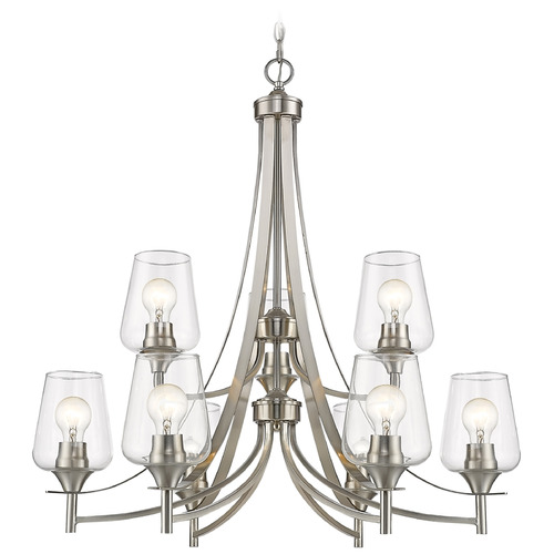 Joliet Brushed Nickel Chandelier by Z-Lite