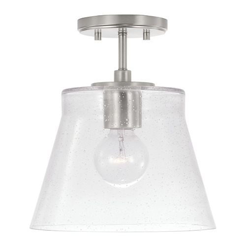 Baker Small Dual Mount Pendant in Brushed Nickel by HomePlace by Capital Lighting