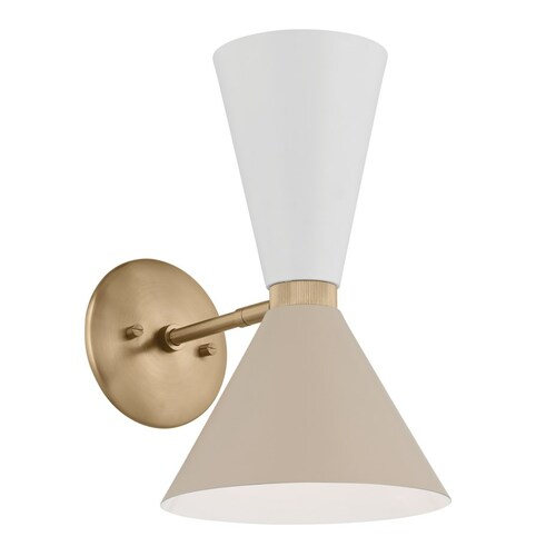 Kichler Lighting Phix Champagne Bronze Sconce by Kichler Lighting 52570CPZGRG