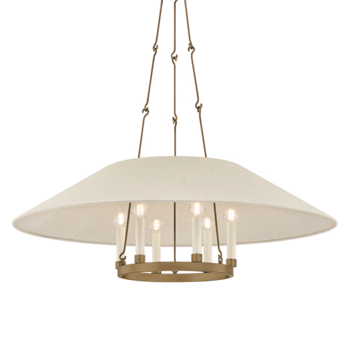 Troy Lighting Lauren Liess Archive Patina Brass LED Chandelier