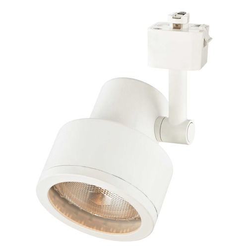 White PAR30 Step Cylinder Track Head for Juno Track System by Recesso