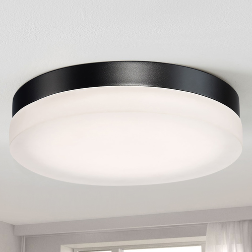 Modern Forms by WAC Lighting Circa 11-Inch LED Flush Mount in Black by Modern Forms FM-2111-30-BK