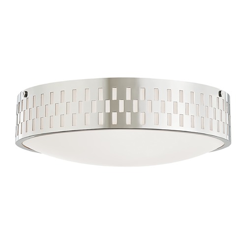 Mitzi by Hudson Valley Phoebe Polished Nickel Flush Mount by Mitzi by Hudson Valley H329503L-PN