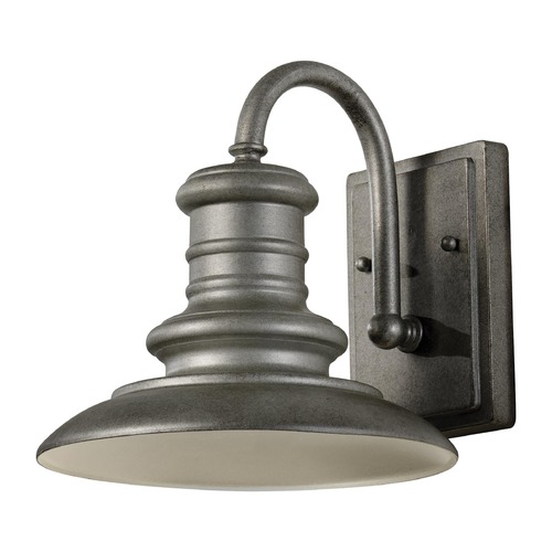 Generation Lighting Redding Station Tarnished Silver LED Outdoor Wall Light by Generation Lighting OL8600TRD/T