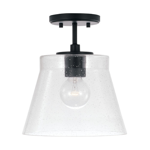 HomePlace by Capital Lighting Baker Small Dual Mount Pendant in Matte Black by HomePlace by Capital Lighting 346912MB