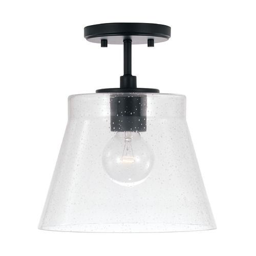 Baker Small Dual Mount Pendant in Matte Black by HomePlace by Capital Lighting