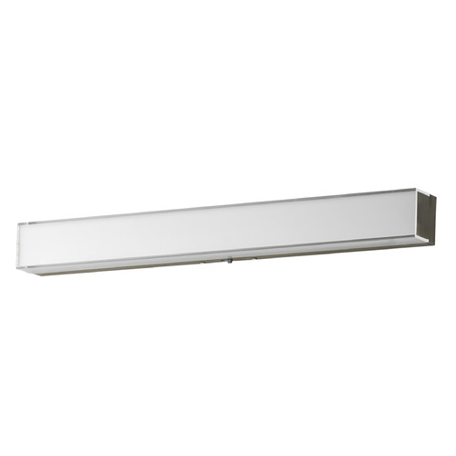 Edge Satin Nickel LED Vertical Bathroom Light by Maxim Lighting