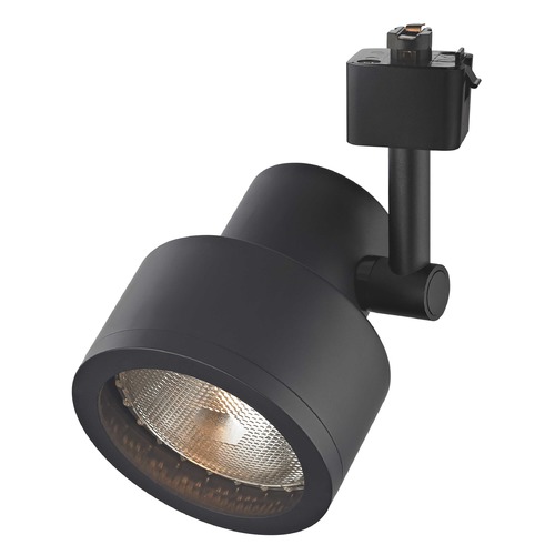 Black PAR30 Step Cylinder Track Head for Juno Track Systems by Recesso