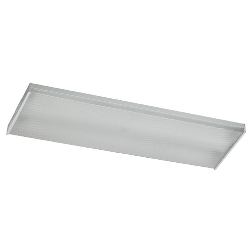 Quorum Lighting Prismatic Acrylic Flush Mount White by Quorum Lighting 82049-4-6