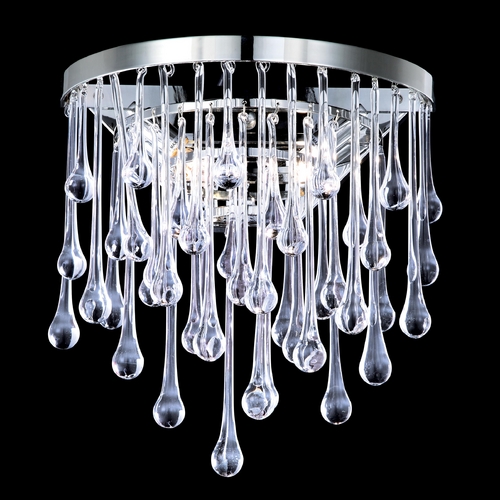 Hollywood Blvd Polished Nickel Sconce by Avenue Lighting