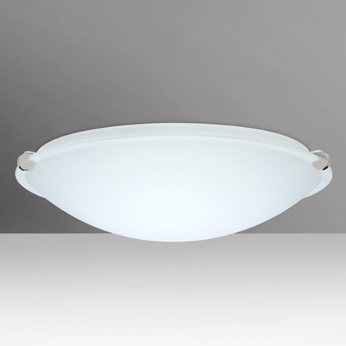 Besa Lighting Trio Polished Nickel LED Flushmount Light