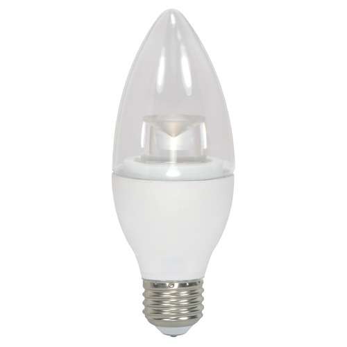 3.5W B11 LED 2700K 300 Lumens Medium Base 120V Dimmable by Satco Lighting