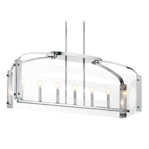 Kichler Lighting Pytel 40.25-Inch Chrome Linear Chandelier by Kichler Lighting 52023CH