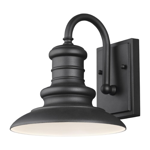 Redding Station Textured Black LED Outdoor Wall Light by Generation Lighting