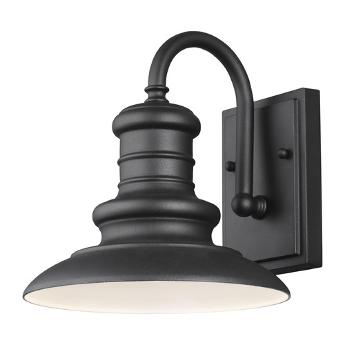 Generation Lighting Redding Station Textured Black LED Outdoor Wall Light by Generation Lighting OL8600TXB/T