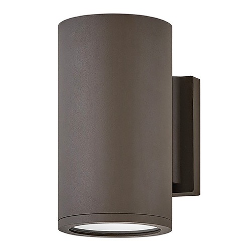Silo Small Down Light Wall Lantern in Bronze by Hinkley Lighting