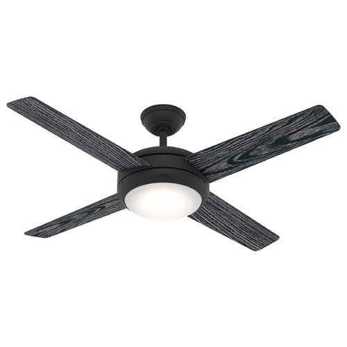 Hunter Fan Company Marconi Matte Black LED Ceiling Fan by Hunter Fan Company 50849