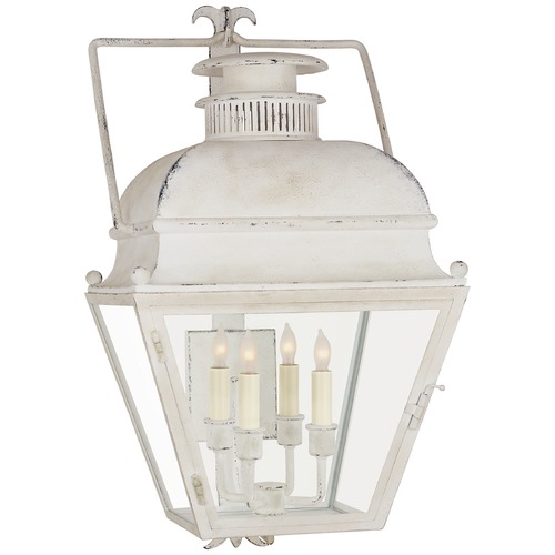 Visual Comfort Signature Collection E.F. Chapman Holborn Wall Lantern in Old White by Visual Comfort Signature CHO2216OWCG