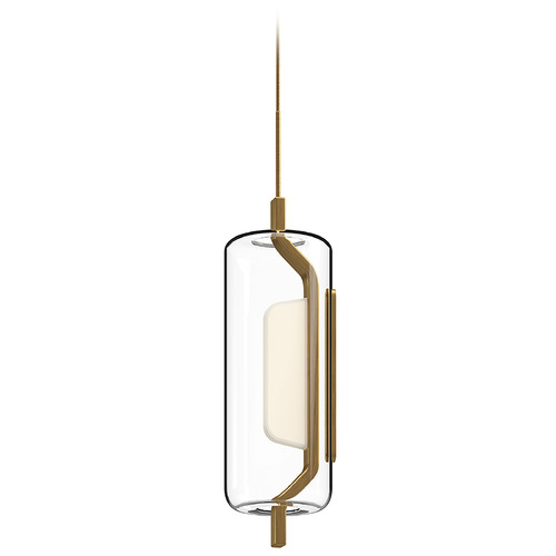 Kuzco Lighting Hilo Brushed Gold LED Mini Pendant by Kuzco Lighting PD28515-BG