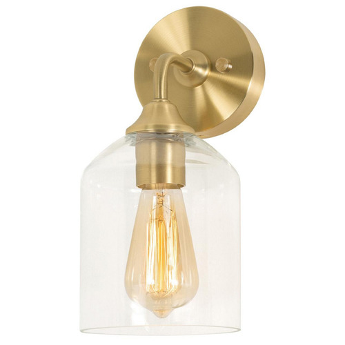 Afx Lighting William Satin Brass Sconce