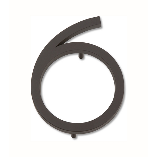 Oil Rubbed Bronze House Number 6 by Atlas Homewares