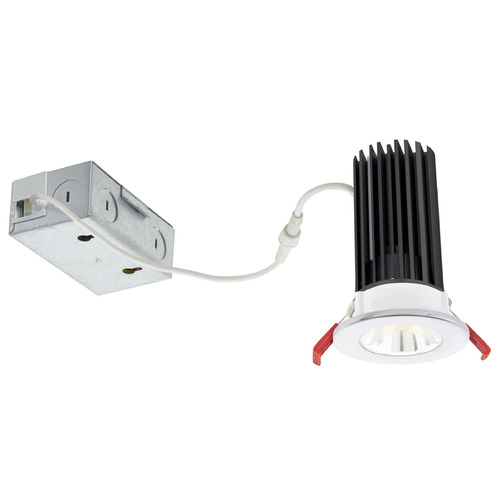 5CCT 2'' LED Canless 15W Smooth Chrome Recessed Light 24Deg by Recesso