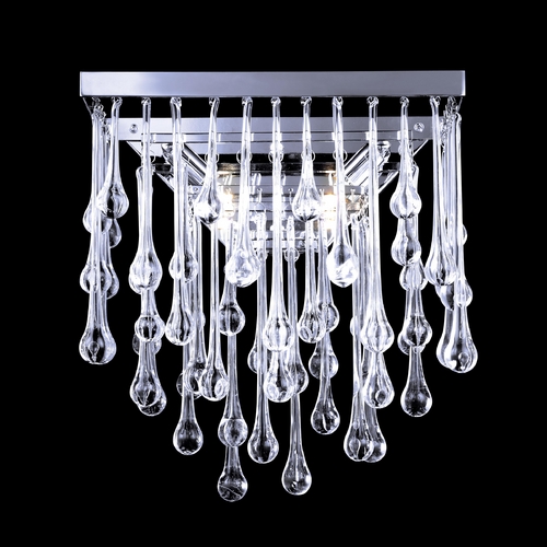 Hollywood Blvd Polished Nickel Sconce by Avenue Lighting