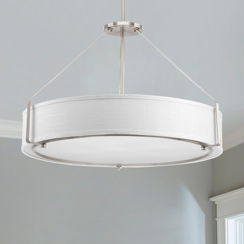Ratio Brushed Nickel Pendant by Progress Lighting