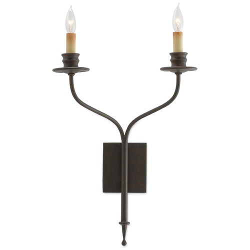 Currey and Company Highlight Bronze Gold Sconce