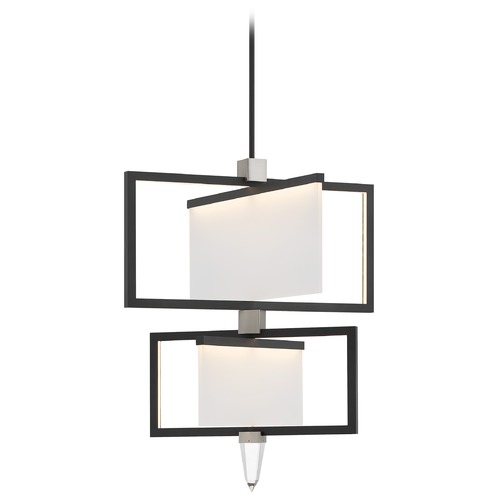 Folio 29.25-Inch High Black LED Chandelier 3000K by Hinkley Lighting