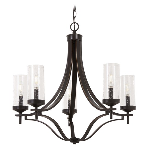 Minka Lavery Elyton Downton Bronze with Gold Highlight Chandelier by Minka Lavery 4655-579