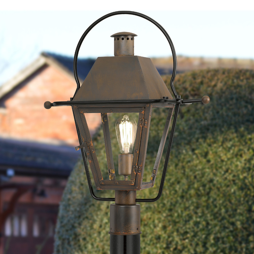 Quoizel Lighting Rue De Royal Industrial Bronze Post Light by Quoizel Lighting RO9018IZ