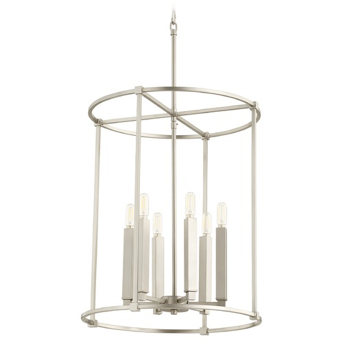 Olympus Satin Nickel Pendant by Quorum Lighting