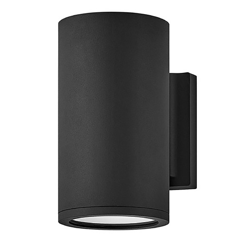 Silo Small Down Light Wall Lantern in Black by Hinkley Lighting