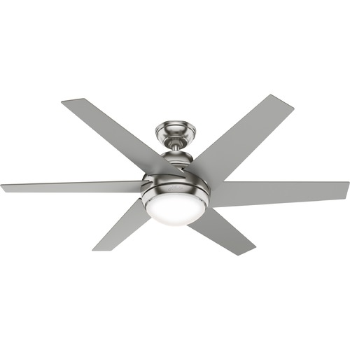 Sotto Brushed Nickel LED Ceiling Fan by Hunter Fan Company