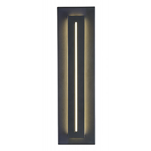 Avenue Lighting Avenue Outdoor Collection LED Wall Mount in Black by Avenue Lighting AV3218-BLK