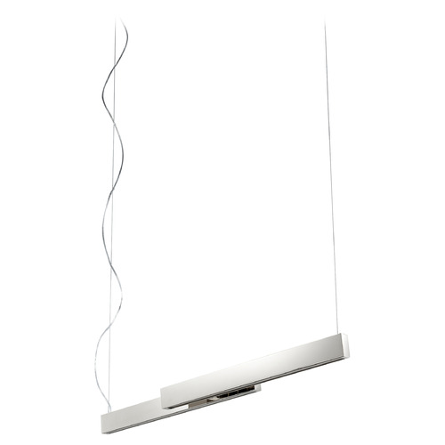 Klone 40-Inch LED Linear Light in Polished Nickel by Oxygen Lighting