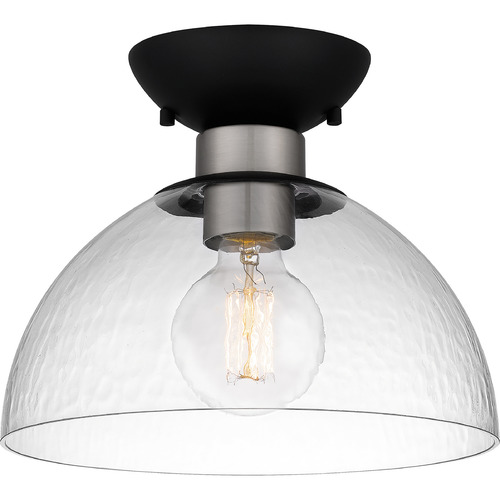 Quoizel Lighting Halsey Flush Mount in Brushed Nickel by Quoizel Lighting HLY1610BN