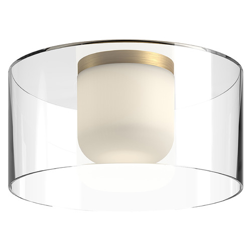 Kuzco Lighting Birch Brushed Gold LED Flush Mount by Kuzco Lighting FM53512-BG/CL