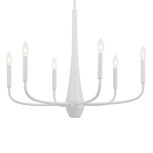 Deela White Chandelier by Kichler Lighting