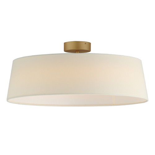 Maxim Lighting Paramount Natural Aged Brass LED Flush Mount by Maxim Lighting 10332OFNAB