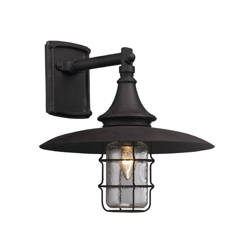 Allegany 13-Inch Outdoor Wall Light in Centennial Rust by Troy Lighting