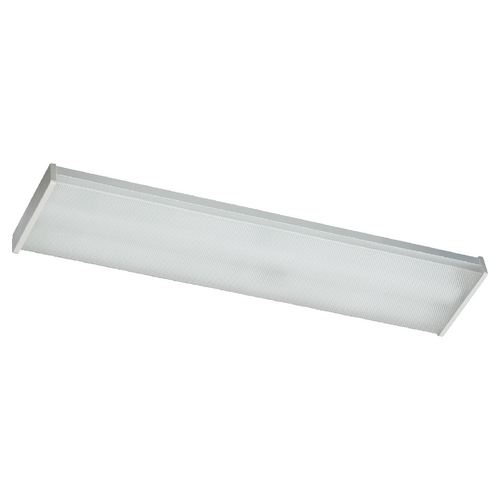 Prismatic Acrylic Flushmount Light White Quorum Lighting