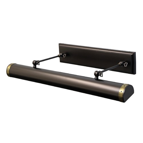 Steamer Mahogany Bronze & Antique Brass Picture Light by House of Troy Lighting