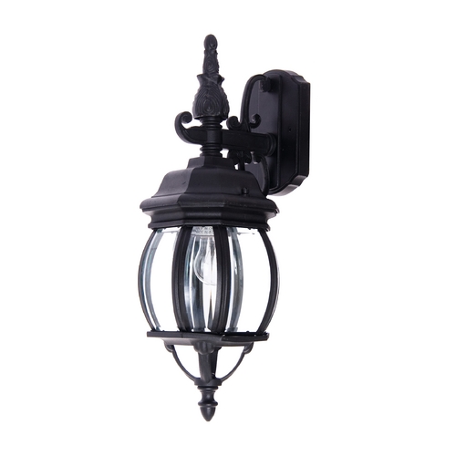 Crown Hill Black Outdoor Wall Light by Maxim Lighting