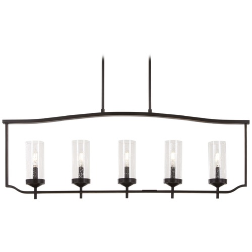 Minka Lavery Bronze with Gold Highlight Linear Chandelier by Minka Lavery 4645-579