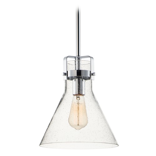 Maxim Lighting Maxim Lighting Seafarer Polished Chrome Pendant Light with Conical Shade 26115CDPC/BUI