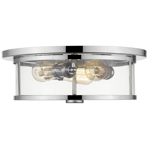 Z-Lite Savannah Chrome Flush Mount by Z-Lite 462F16-CH