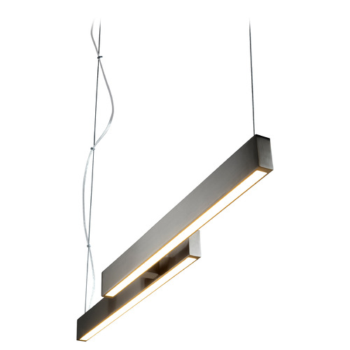 Klone 40-Inch LED Linear Light in Satin Nickel by Oxygen Lighting